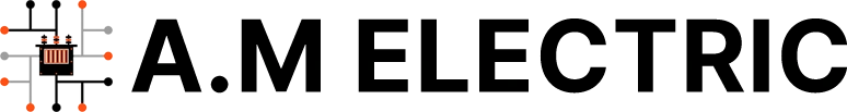 A.M electric logo